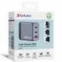 Verbatim GNC-65 Cargador de Pared GaN 65W con 2xUSB-C y 1xUSB-A